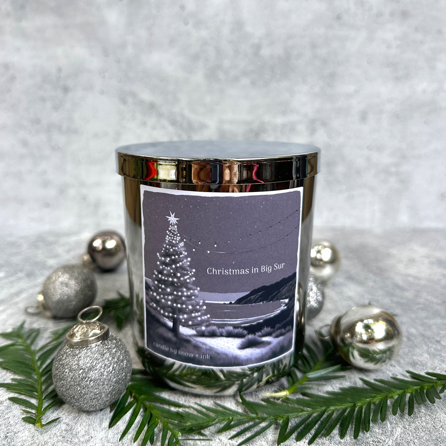 Christmas In Big Sur Holiday Candle