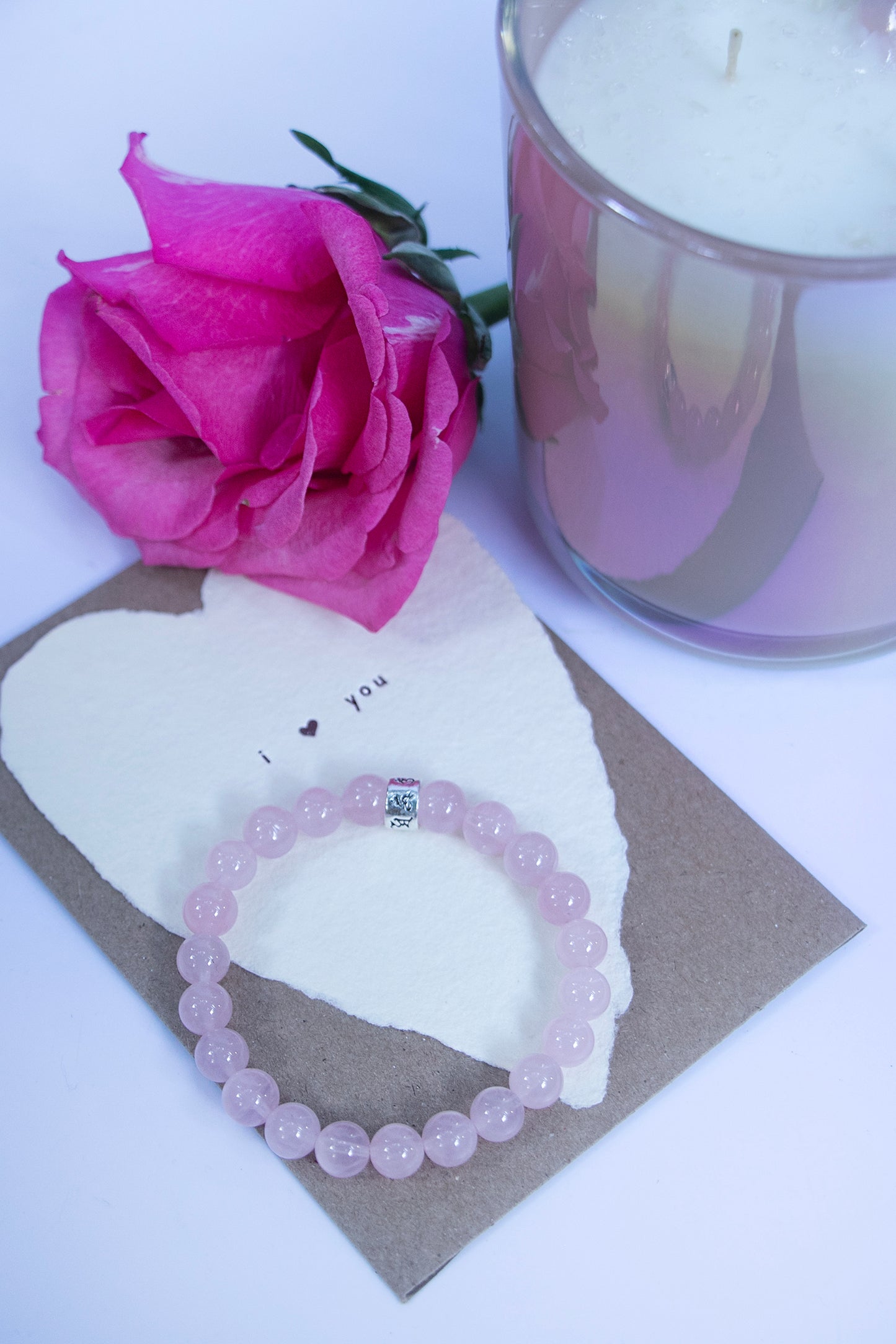 Rose Quartz Bracelet 8mm