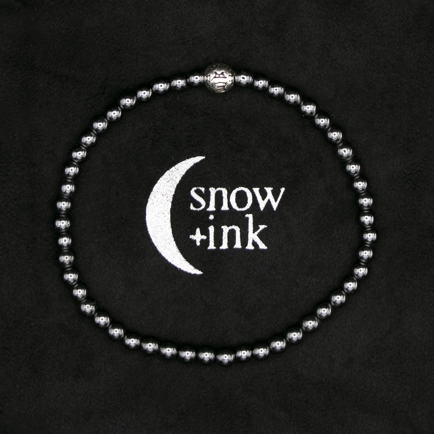 Black Hematite Bracelet (4mm)