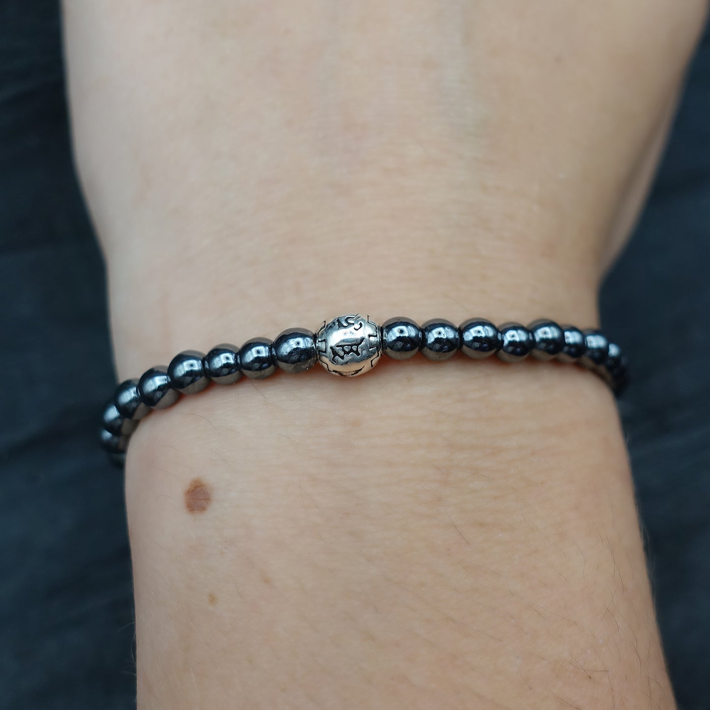 Black Hematite Bracelet (4mm)