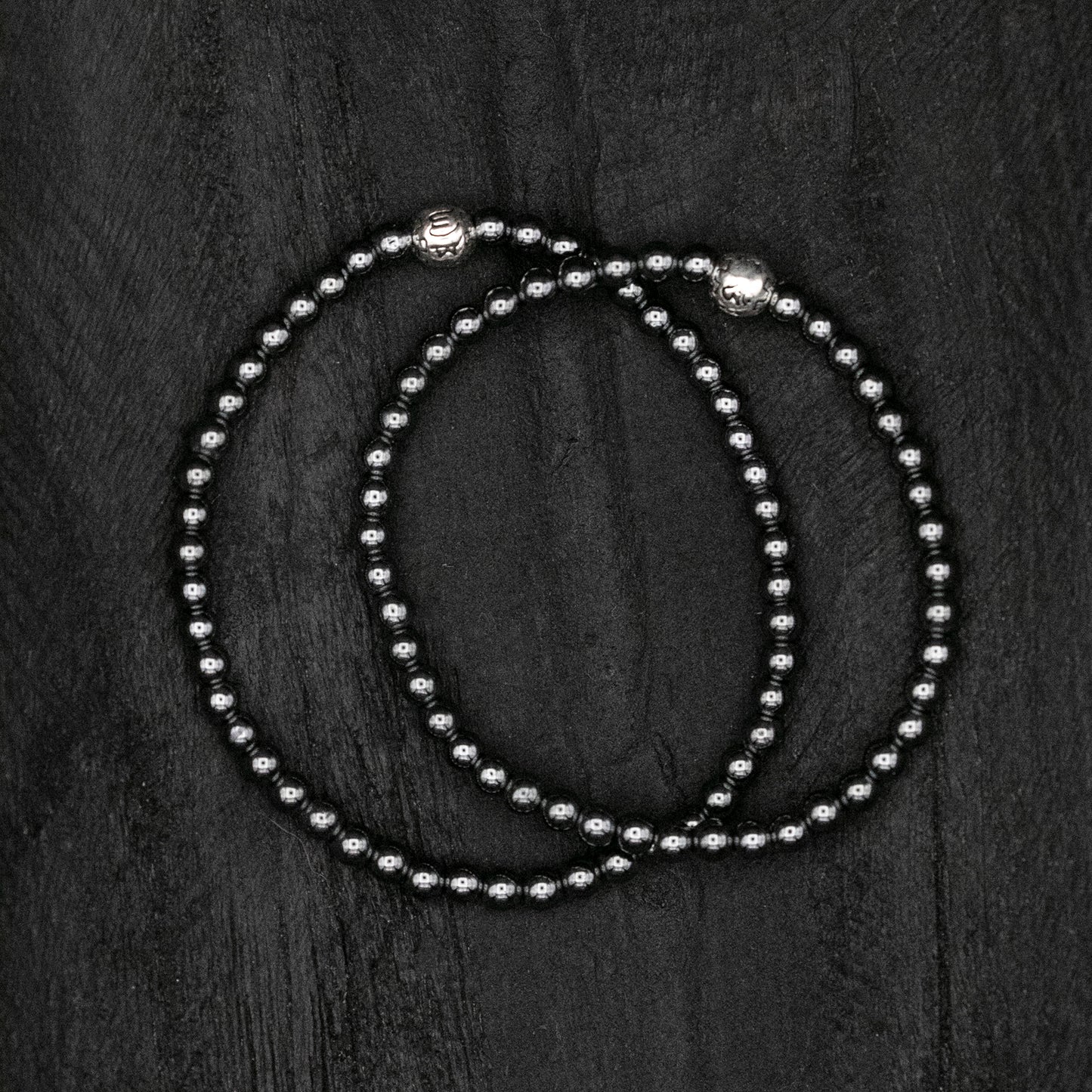Black Hematite Bracelet (4mm)