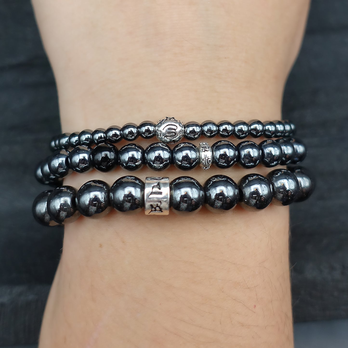 Black Hematite Bracelet (4mm)