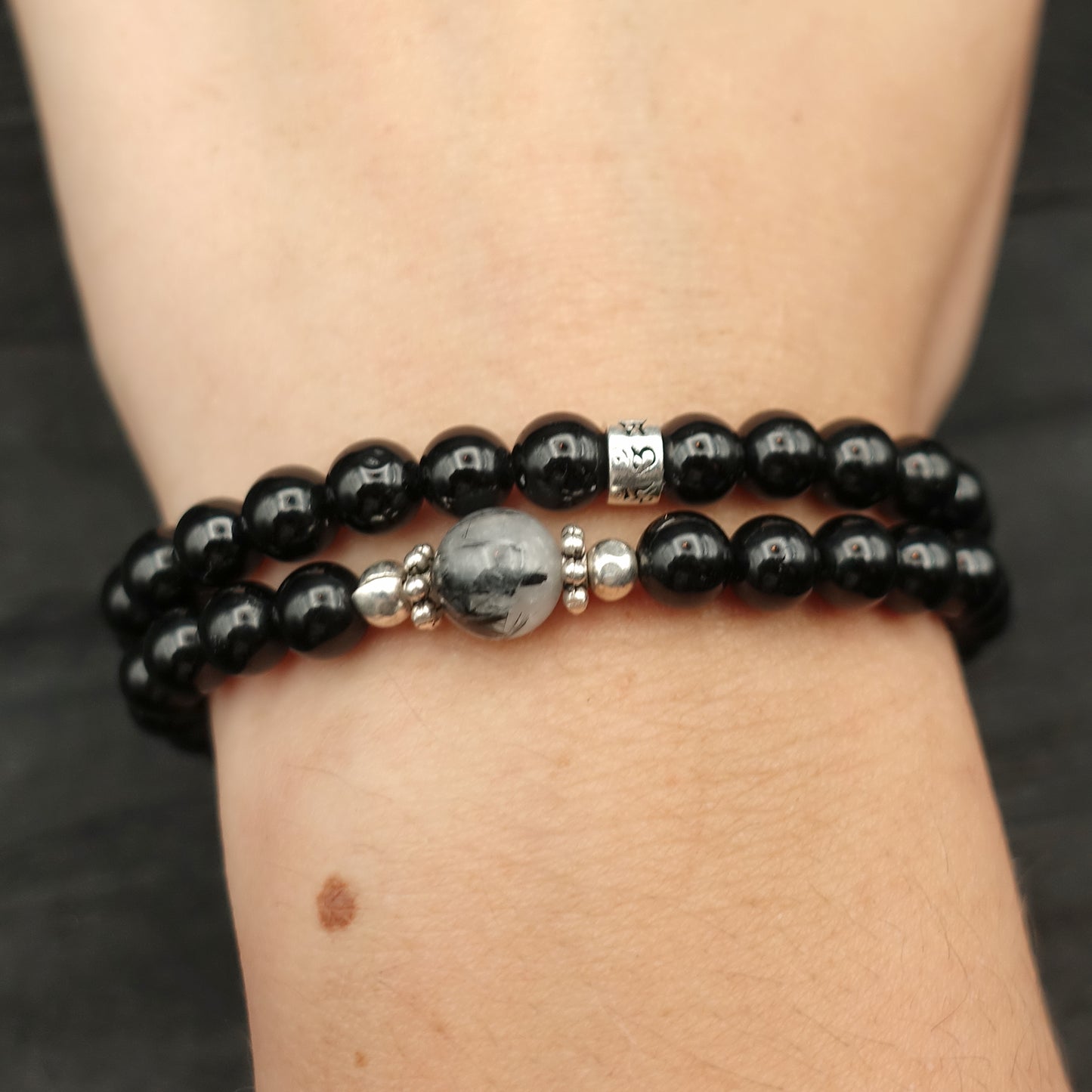 Black Tourmaline Bracelet (6mm)