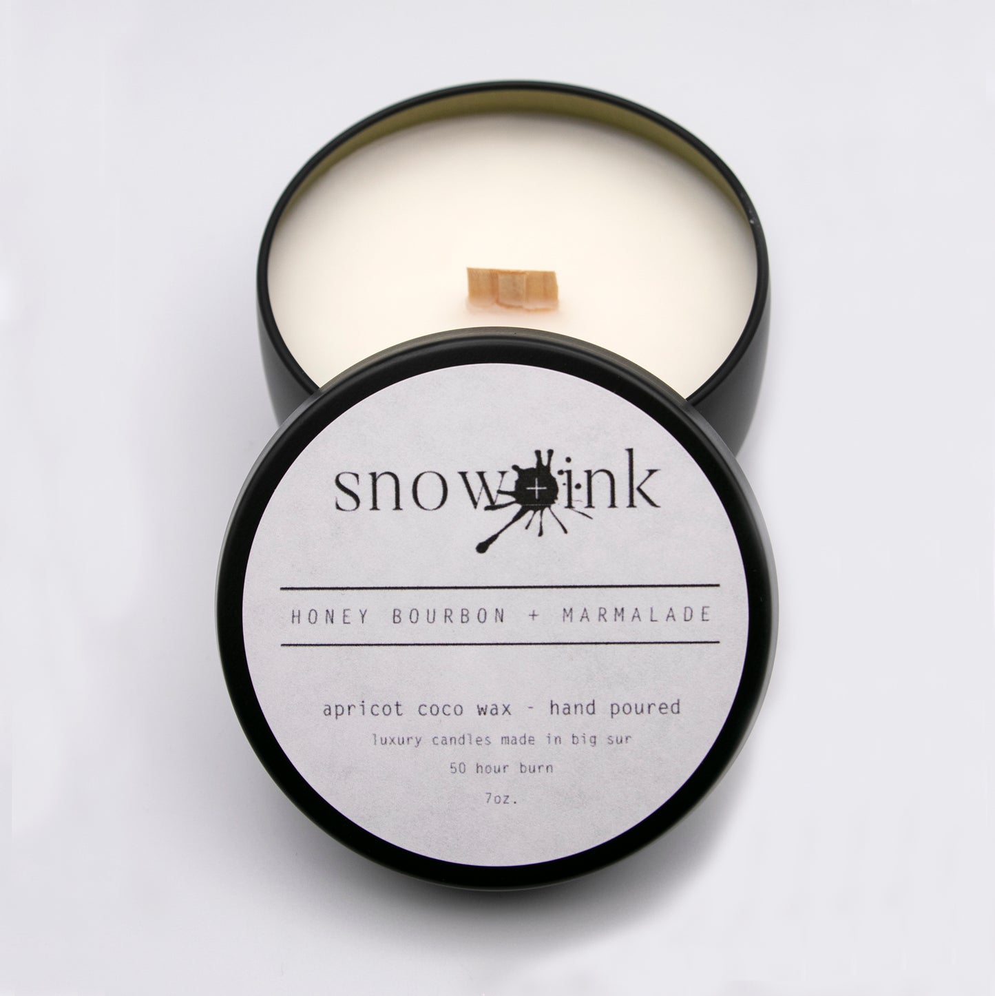 Honey Bourbon + Marmalade Candle Tin