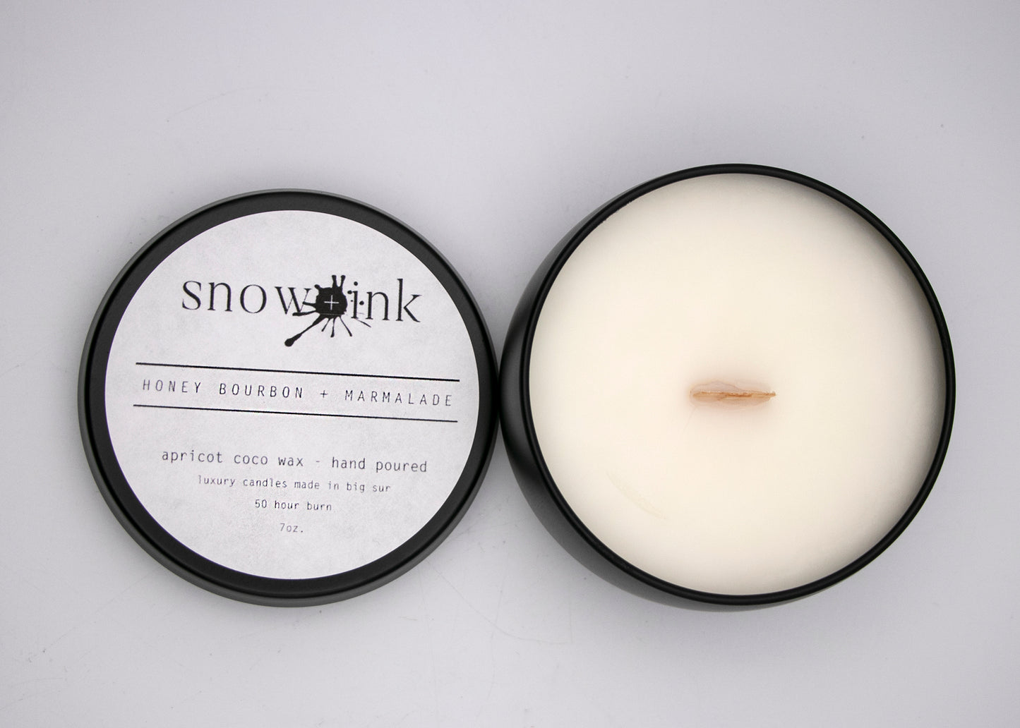 Honey Bourbon + Marmalade Candle Tin