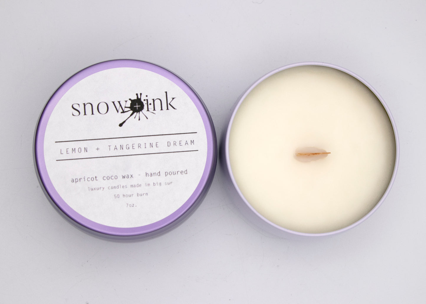 Lemon + Tangerine Dream Candle Tin