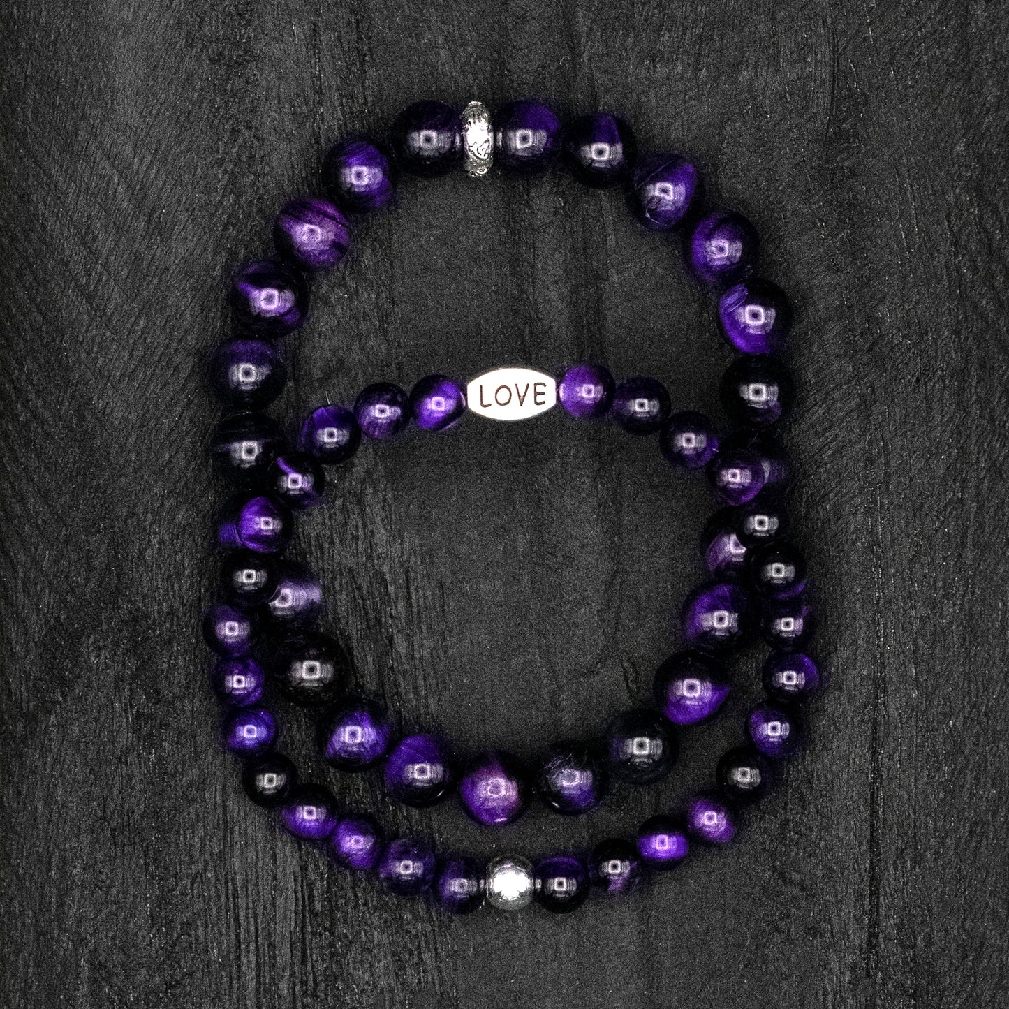 Purple Tiger's Eye 6mm