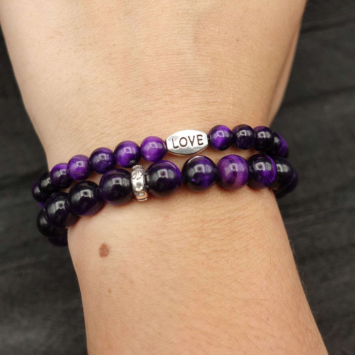 Purple Tiger's Eye 6mm