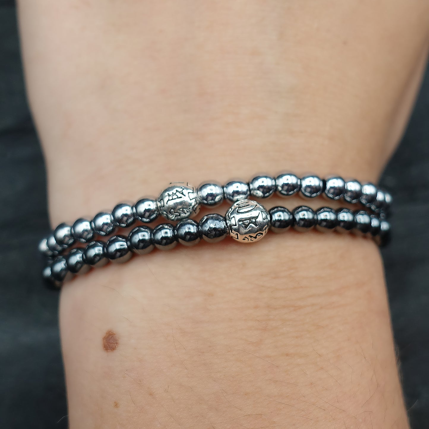 Black Hematite Bracelet (4mm)