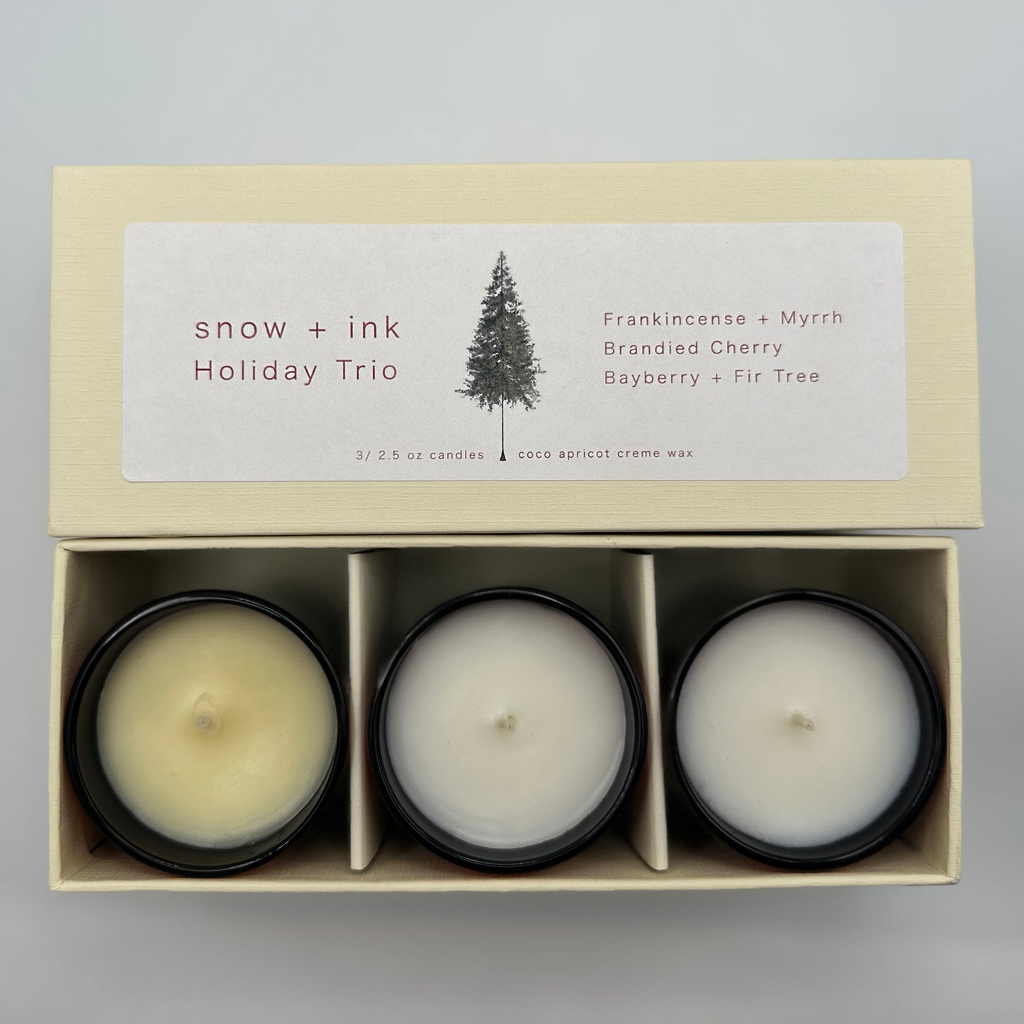 Holiday Trio Candle Box
