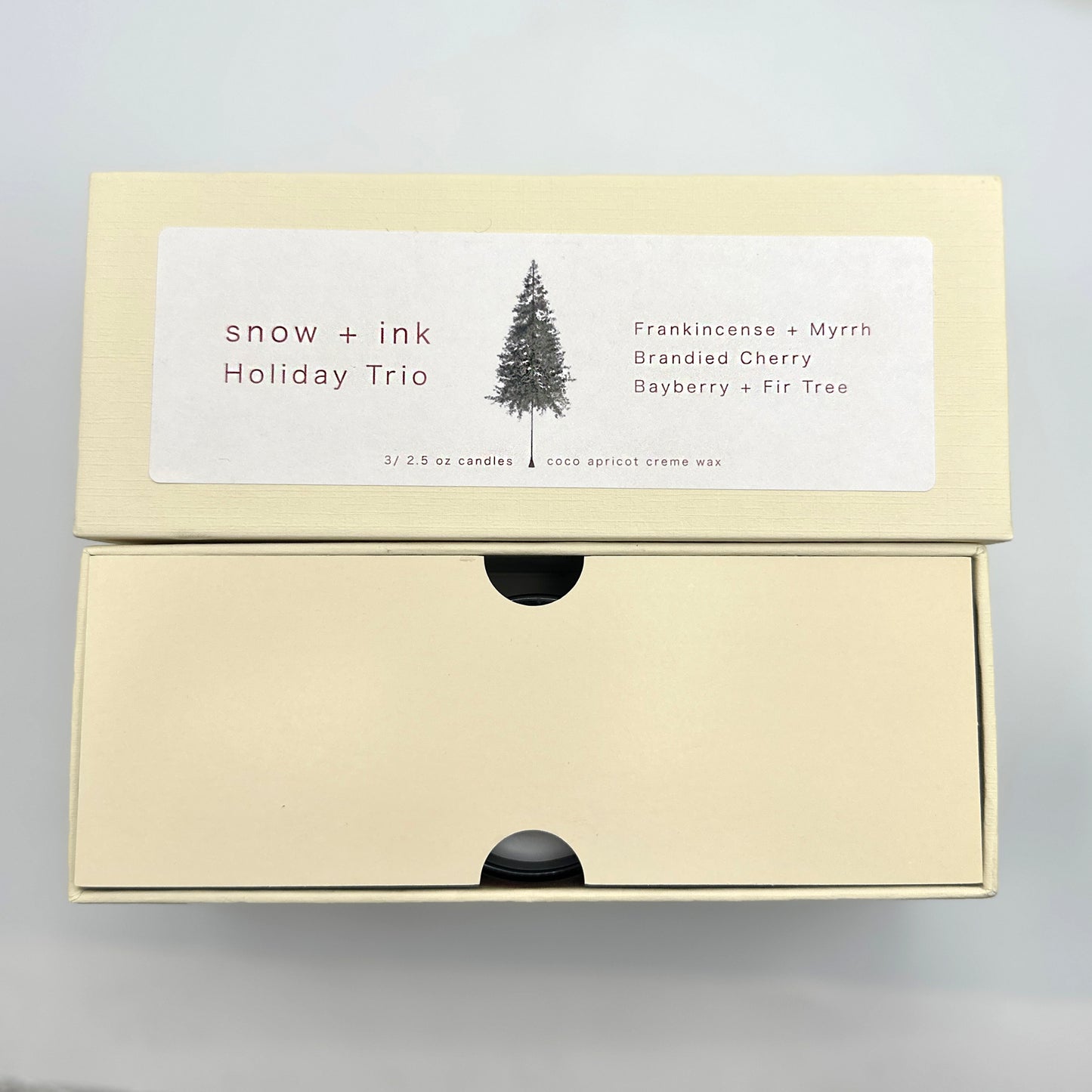 Holiday Trio Candle Box