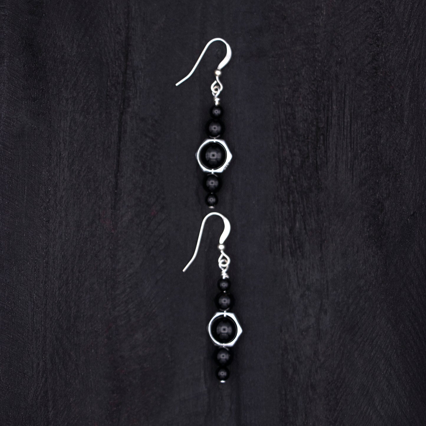 Black Tourmaline Earrings