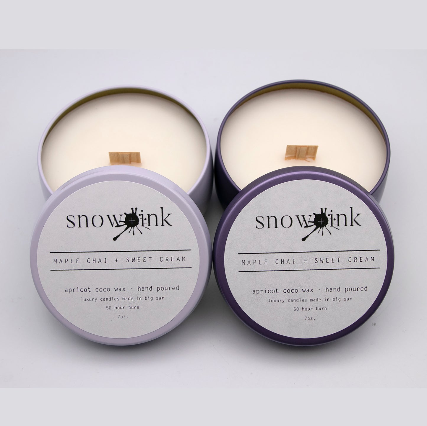 Maple Chai + Sweet Cream Candle Tin