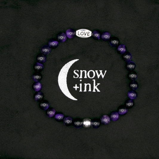 Purple Tiger's Eye  6mm